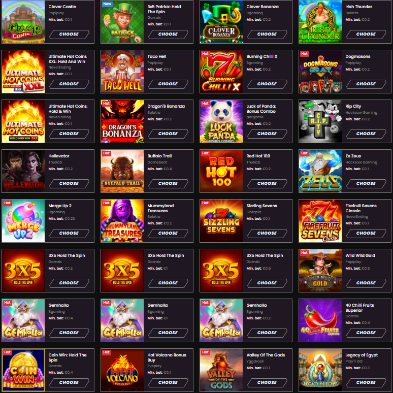 Wild Tokyo Slot Spielbibliothek